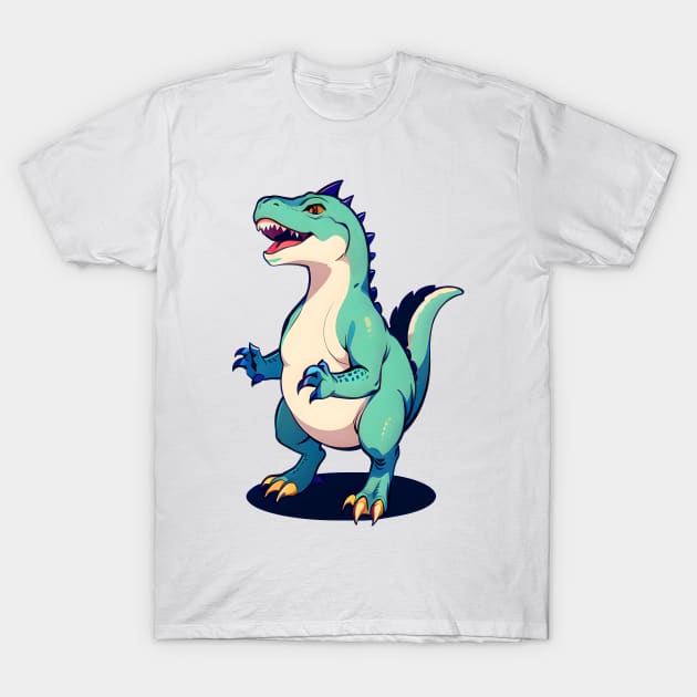 Fun Cartoon Dino 06 T-Shirt by CGI Studios